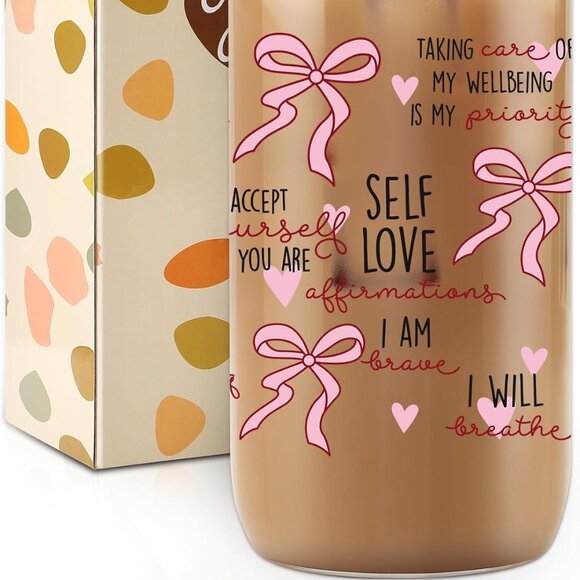 Self Love Affirmations Hot & Cold Tumbler - Picture 2 of 4